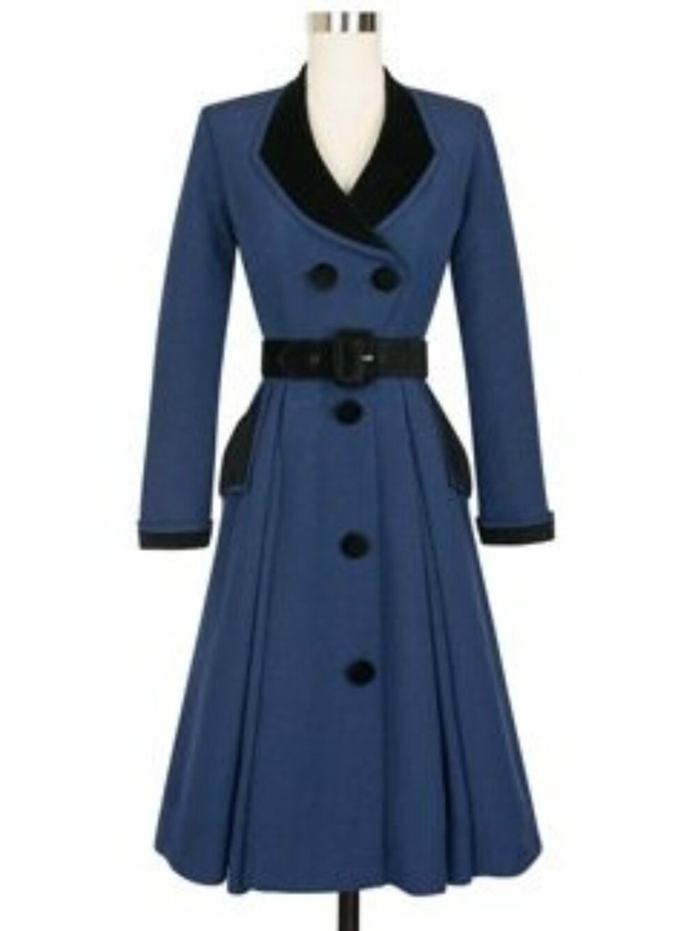 Trashy diva navy Fontaine dress coat